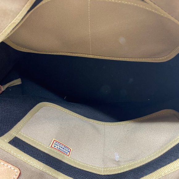 Dooney & Bourke XL Size Tan Nylon Shoulder Bag - Picture 10 of 11
